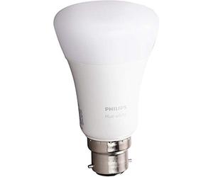 Philips Hue - Bombilla LED inteligente de color blanco [Bayonet Cap B22] con Bluetooth. Funciona con Alexa y Asistente de Google y Apple Homekit