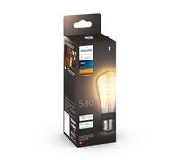Philips Hue - Bombilla LED Inteligente de Filamento, Luz Blanca Cálida Regulable, casquillo E14 tipo ST64 7W 580 Lúmens, Compatible con Alexa y Google Home