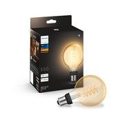 Philips Hue - Bombilla LED Inteligente de Filamento, Luz Blanca Regulable, casquillo E27 tipo G93 7W 550 Lúmens, Compatible con Alexa y Google Home
