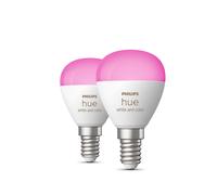 Philips Bombilla LED inteligente White&Color E14 5,1W 470 lúmens Luz blanca y colores Pack de 2