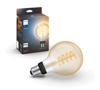 Philips Hue - Bombilla Led Inteligente Filamento, Luz Blanca de cálida a fría, casquillo E27 G93, 7W 550 Lúmens, Compatible con Alexa y Google Home