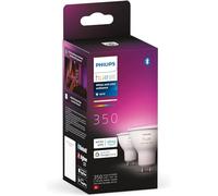 Philips Hue White and Color Ambiance Pack 2 Bombillas LED inteligentes GU10 Bluetooth