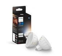 Philips Hue Bombillas inteligentes - Bombilla LED inteligente GU5,3, MR16, 5,1 W, regulable, luz blanca, 2pcs 929003575202
