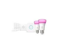 Philips Hue Bombillas Inteligentes Kit de Inicio E27 2 Unidades con Detectores de Contacto