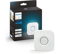 Philips Hue Bridge standard control for Hue lighting systems, smart control centre for controlling Hue smart home lights, compatible with voice control and via app from anywhere