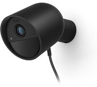 Philips Hue Cámara con Cable Secure, vídeo 2K, activación de notificaciones, integración Luces, alimentación Continua con conexión por Cable, Uso Interior y Exterior, Negra