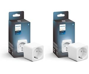 Philips Hue Conector Inteligente, Compatible con Alexa y Google Home (Paquete de 2)