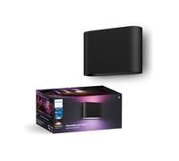 Philips Hue Dymera - Aplique de pared inteligente interior y exterior, luz led blanca y de color, requiere Hue Bridge para uso en exteriores, control por voz con Alexa, Apple Home y Google Assistant