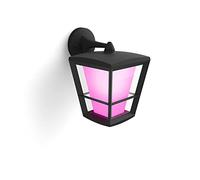 Philips Hue Econic Aplique brazo descendente LED inteligente negro, luz blanca y de colores, compatible con Amazon Alexa, Apple HomeKit y Google Assistant