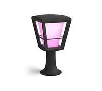 Philips Hue Econic Lámpara LED Exterior Pedestal Inteligente Color 1140lm | Luz Blanca y de Colores Regulable, Control por App y Voz, Compatible con Alexa, Apple y Google Home, para Caminos y Patios