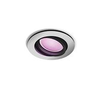 Philips Hue - Foco Inteligente Empotrable Hue Centura 5.7W, 350 lm, Luz Blanca y de Colores, compatible con Alexa y Google Home - Aluminio