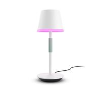 Philips Hue Go Lámpara LED de Mesa Inteligente Inalámbrica 530lm Blanco | Para Interior y Exterior, Luz Blanca y de Colores Regulable, Control por App y Voz, Compatible con Alexa, Google y Apple Home