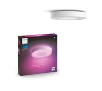 Philips Hue Infuse M Lámpara LED de Techo Inteligente Regulable, Negro | 33.5, Hasta 2350 lm, Luz Uniforme Blanca y de Colores, Control por App y Voz, Compatible con Alexa, Google y Apple Home