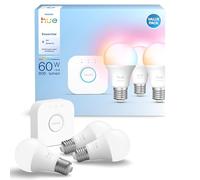 Kit de iluminación inteligente Philips Hue White and Color Ambiance 3 bombillas E27 806 lm Bluetooth Zigbee
