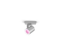 Philips Hue - Lámpara inteligente, Hue Argenta, Foco LED Inteligente, Luz Blanca y de Colores, Compatible con Alexa y Google Home, Color Aluminio
