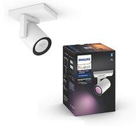 Philips Hue - Lámpara inteligente, Hue Argenta, Foco LED Inteligente, Luz Blanca y de Colores, Compatible con Alexa y Google Home, Color Blanco