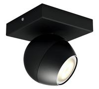 Philips Hue - Lámpara inteligente, Hue Buckram, Foco LED Inteligente, Luz Blanaca de Cálida a Fría, Compatible con Alexa y Google Home, Color Negro