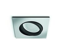 Philips Hue - Lámpara inteligente, Hue Centura, Foco Empotrable LED Inteligente, Luz Blanca y de Colores, Compatible con Alexa y Google Home, Color Gris con Negro