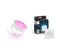 Philips Hue - Lámpara inteligente, Hue Iris, Lámpara de Mesa LED Inteligente, Compatible con Alexa y Google Home + Puente, Accesorio para bombillas y lámparas inteligentes Hue