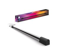 Philips Hue - Lámpara inteligente, Hue Play, Tubo de Mesa LED Inteligente, Luz Blanca y de Colores, Compatible con Alexa y Google Home, Color Negro- 75cm