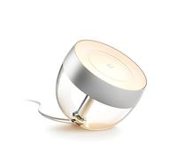 Philips Hue - Lámpara inteligente Philips Hue Iris, Lámpara de Mesa LED Inteligente, 8W - 570 lúmens, Luz Blanca y de Colores, Compatible con Alexa y Google Home, Color Plata