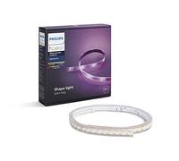 Philips Hue Lightstrip Plus, Tira Inteligente LED 2m + Alimentador, Luz Blanca y Color, Compatible con Alexa y Google Home