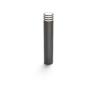 Philips Hue Lucca Lámpara LED Exterior de Poste Inteligente Blanca 806 lm | Luz Blanca Cálida Regulable, Control por App y Voz, Compatible con Alexa, Google y Apple Home, Ideal para Entradas y Césped