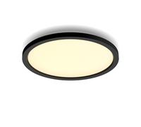Philips Hue Luz De Plafón Panel Redondo Aurelle Negro
