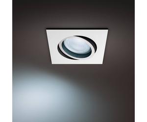 Philips Hue Milliskin Foco empotrable LED, angular, blanco
