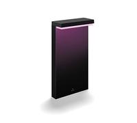 Philips Hue Nyro Lámpara LED Exterior Pedestal Inteligente 1020lm Negro | Luz Blanca y de Colores Regulable, Control por App y Voz, Compatible con Alexa, Apple y Google Home, para Caminos y Patios