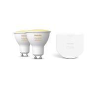 Philips Hue Pack: Bombillas Inteligentes Gu10 (2un) + Interruptor