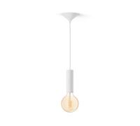 Philips Hue Pack: Cable Blanco Para Bombilla De Filamento (m) + Bombilla De Filamento G125 (globo), Color Blanco Cálido A Frío