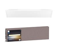 Philips Hue - Panel Led Inteligente Aurelle, 39W-3750 lúmens, Luz Blanca de Cálida a Fría, Compatible con Alexa y Google Home, 120x30cm, Blanco