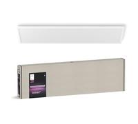 Philips Hue - Panel Led Inteligente Surimu, 60W-4150 lúmens, Luz Blanca de Cálida a Fría, Compatible con Alexa y Google Home, 120x30cm, Blanco
