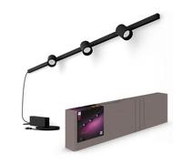 Philips Hue White & Color Ambiance Kit Perifo Base De Pared Recto (3 Focos) Negro