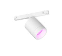 Philips Hue Perifo Foco de montaje blanco - Extensión adecuada para rieles Perifo - Luz blanca y coloreada - Regulable - Conecta con Bluetooth o Hue Bridge - Funciona con Alexa y Google Home