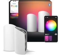 Philips Hue Play Bañador de pared inteligente, blanco, luz blanca y de color con tecnología ColorCast, compatible con Bluetooth, control por voz con Alexa, Apple Home y Google Assistant, paquete de 2