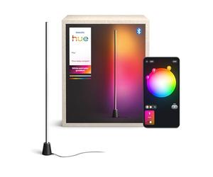 Philips Hue Play Lámpara de Pie, LED RGBWWIC, 122 cm, Tecnología Gradient, Luz Inteligente Regulable, Alexa, Google Home, Apple Home, TV Sync Requiere Hue Bridge y Sync Box (Se Venden Aparte)
