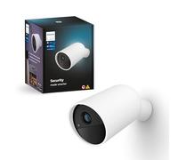 Philips Hue Secure - Cámara de Video Vigilancia Inteligente para Exteriores/Interiores, inalámbrica (Color Blanco), Full HD Video, fácil de Instalar, Control de Vigilancia y Luz con Solo una App