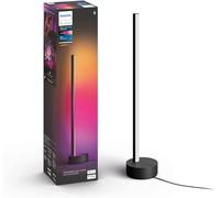 Philips Hue Signe Lámpara LED de Mesa Inteligente Color 1040lm Negro | Iluminación con Tira LED, Luz Blanca y de Colores Regulable, Control por App y Voz, Compatible con Alexa, Google y Apple Home