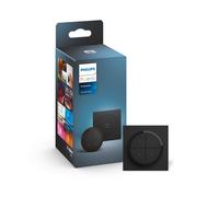 Philips Hue Tap Dial Switch, control inteligente de la iluminación, negro, Automatización de la iluminación interior del hogar, escenas, ambiente y regulación.