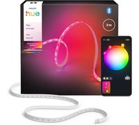 Philips Hue Tira LED Flux 3 m, 1200 lm, color y ambiente vibrante, iluminación interior flexible, mezcla de color Chromasync™, RGBWWIC, cortable, ampliable, reutilizable, control por aplicación y voz