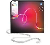 Philips Hue Tira LED Flux 3 m, 1200 lm, color y ambiente vibrante, iluminación interior flexible, mezcla de color Chromasync™, RGBWWIC, cortable, ampliable, reutilizable, control por aplicación y voz