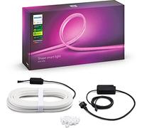 Philips Hue Tira LED Inteligente Exterior 5 metros 1650lm, Bajo Voltaje 40W | Luz Difusa Blanca y de Colores Regulable, Sumergible, Control por App y Voz, Compatible con Alexa, Google y Apple Home