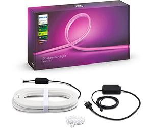 Philips Hue Tira LED Inteligente Exterior 5 metros 1650lm, Bajo Voltaje 40W | Luz Difusa Blanca y de Colores Regulable, Sumergible, Control por App y Voz, Compatible con Alexa, Google y Apple Home