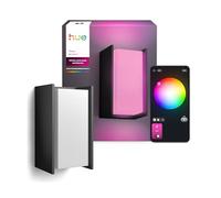 Philips Hue Turaco Aplique de Pared Exterior, Antracita, Atenuable, Luz Blanca Cálida, Control por app, Compatible con Amazon Alexa (Echo, Echo Dot), Nueva Generación