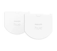 Philips Hue - Módulo de interruptor de pared, permite un acceso constante a dispositivos Hue, instálalo detrás de los interruptores de pared existentes, Pack de 2, blanco
