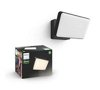 Philips Hue Welcome Proyector LED Exterior Inteligente 2600 lm Negro | Luz Blanca Cálida Regulable, Control por App y Voz, Compatible con Alexa, Google y Apple Home, Ideal para Jardín y Patio
