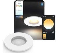 Philips Hue White Ambiance Adore Connected foco empotrable, Cromo, 1 x 5 W, Iluminación de baño regulable, Regulable, Controlable mediante app, Compatible con Amazon Alexa.
