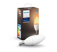 Philips Hue - Bombilla LED Inteligente E14 tipo vela, Luz Blanca de Cálida a Fría, Compatible con Alexa y Google Home